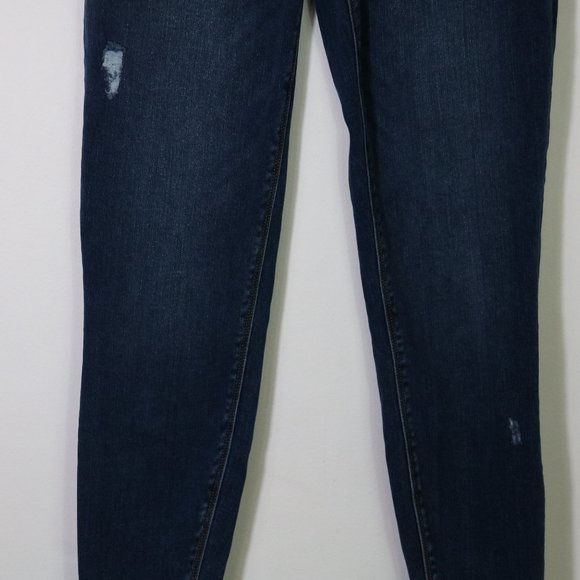 Spanx Distressed Skinny Jeans Jeggings Legging Medium Wash Distressed Small - Picture 7 of 10